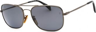 David Beckham DB 1093/S 0KJ1 M9 Dark Ruthenium/Grey Polarized
