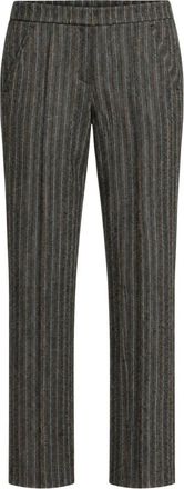 iBlues Pantaloni in Jersey Jacquard Elasticizzato - - Trousers - Donna - Marrone - L