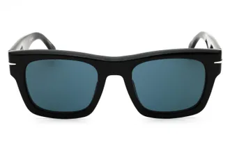 David Beckham DB7099S Rectangular Frame Sunglasses - Black