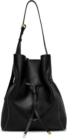 Gianni Chiarini Secchiello Sienna - Dames - Schoudertassen - Zwart - ONE Size - Leer - Tassen