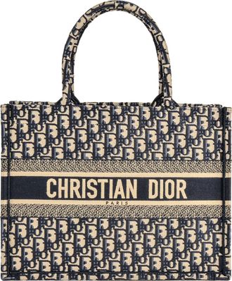 Dior Navy Canvas Tote Bag (Pre-Owned)