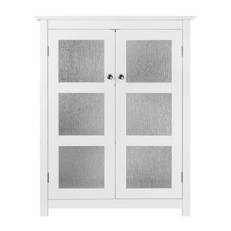 Teamson Home Teamson Home Connor Mueble De Ba&ntilde;o De Madera 2 Puerta De Vidrio Blanco Elg-580
