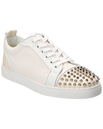 Christian Louboutin Louis Junior Spikes Orlato Leather Sneaker