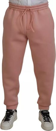 Dolce & Gabbana Pink Polyester SweatMens Jogger Mens Pants (Pre-Owned)