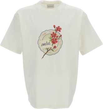 Dr&ocirc;le de Monsieur Tops, Heren, Wit, XL, Katoen, Dr&ocirc;le Porcelaine T-shirt