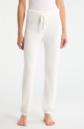 Barefoot Dreams CozyChic Ultra Lite Lounge Track Pants in Pearl at Nordstrom, Size X-Small