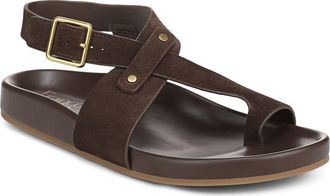 Franco Sarto Blair Ankle Strap Platform Sandal in Umber Brown at Nordstrom, Size 8.5