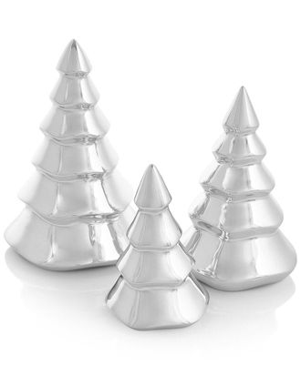 Namb&eacute; 3pc Mini Alloy Christmas Tree Set