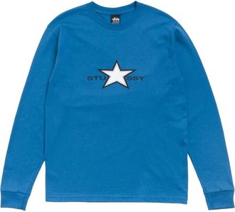 St&uuml;ssy Stussy Star T-Shirt Ble2 1995212-BLE2