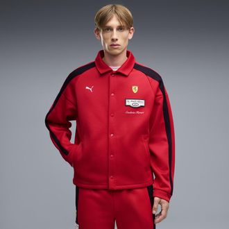 Puma Giacca sportiva Ferrari T7 da uomo, Abbigliamento, Rosso, XXL