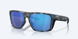 Costa Unisex Lido Polarized Sunglasses In Deep Water Camo Blue Mirror