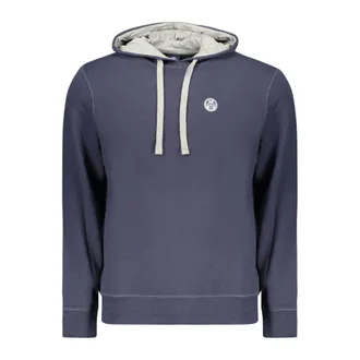North Sails Blue Cotton Mens Sweatshirt