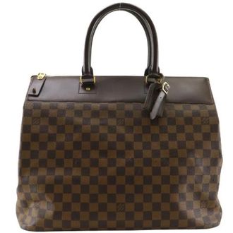 Louis Vuitton Pre-owned Greenwich PM Damier tote boston bag - Dames - Pre-owned - Bruin - Maat: ONE Size