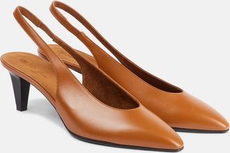 Loro Piana Pumps slingback Rebecca in pelle