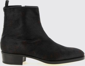 John Lobb Stivaletti in pelle cavallino con punta affusolata e zip laterale