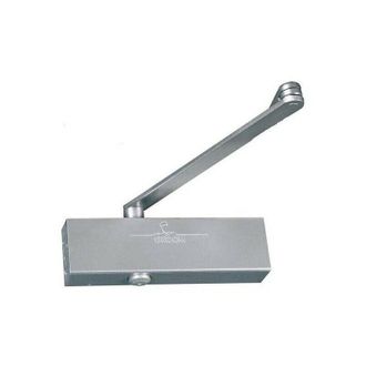 Groom Groom - Gr205111male Cierrapuertas Gr200 Fuerza 5/2 Brazos Est&aacute;ndar + Kit Tornillos Plata