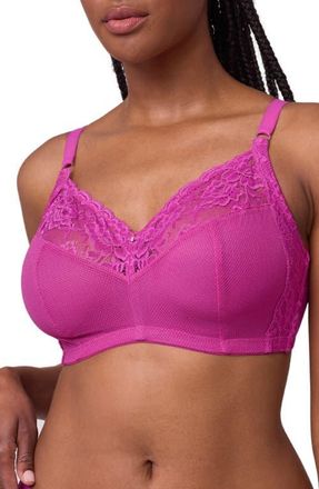Montelle Intimates Ayla Wireless Bra in Passion Fruit at Nordstrom, Size 40D