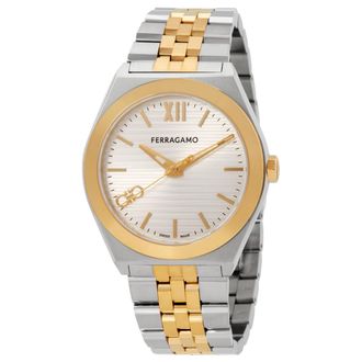 Ferragamo Vega Quartz Silver Dial Mens Watch SFKI01024