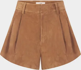 Frame Denim The Suede Utility Shorts