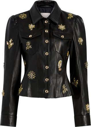 Cinq à Sept Giacca Leila Sarita con decorazione - Nero