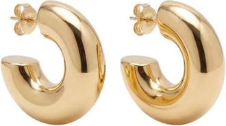 The M Jewelers NY The Medium Hailey Hoop Earrings in Gold at Nordstrom