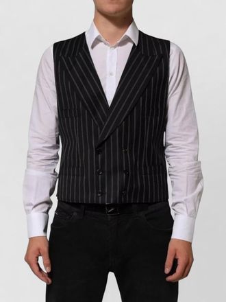 Dolce & Gabbana striped wool waistcoat