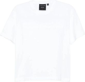 Canada Goose Roam T-shirt met ronde hals - Dames - T-shirts - Wit - S - Katoen - Tops