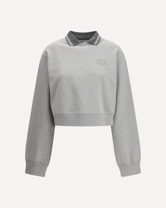 Miu Miu Embroidered logo Sweater Female S