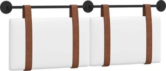 vidaXL Cabecera Colgante Liso 150 X 55 X 5 Cm Pu Antiguo Vidaxl