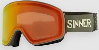 Sinner Snowghost Matte Moss Green Goggle gr&uuml;n