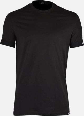 Dsquared2 Mens Logo Sleeve T-Shirt, Black - Size: 38