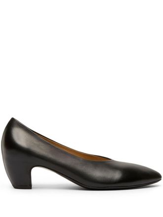 Mars&egrave;ll Stonda pointed-toe leather pumps - Black
