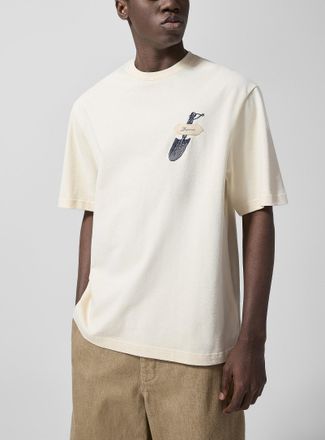 Jacquemus Mens Embroidered shovel T-shirt