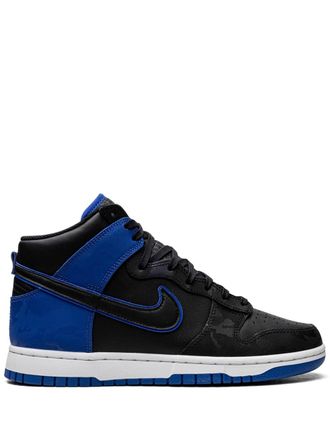 Nike Sneakers alte Dunk SE Camo Black Royal - Nero