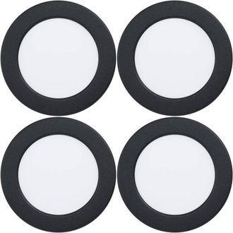 Loops 4 PACK Stylish Black Ceiling Spotlight for Modern Indoor Spaces