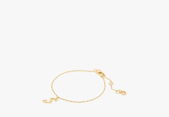 Kate Spade New York Initial Script Bracelet
