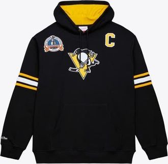 Mitchell & Ness Mens Mitchell & Ness Mario Lemieux Black Pittsburgh Penguins 1992 Name & Number Premium Pullover Hoodie at Nordstrom, Size Large