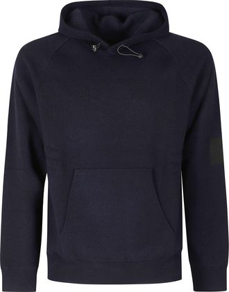 Outhere Oak Brushed Wool Drawstring Kangaroo Pocket Hoodie