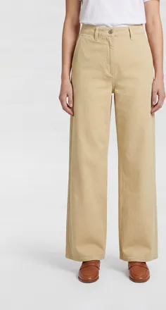 Magda Butrym Jeans palazzo a vita alta in denim di cotone