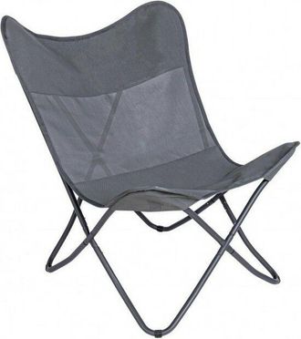 OEM Sill&oacute;n Mariposa Camping Gabicce Gris 77,5x81x89h Cm