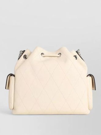 Tory Burch medium charlie matelass&eacute; leather bucket bag