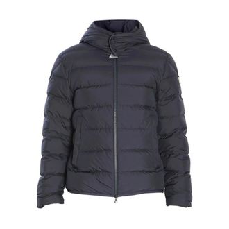 Moncler Jassen, Heren, Blauw, L, Polyester, Montbrocq Jas