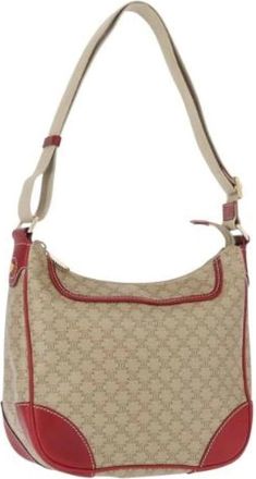 Celine Pre-owned Shoulder Bags, female, Beige, Size: ONE SIZE Pre-owned Vintage Shoulder Bag