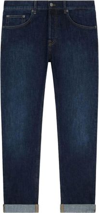 Dondup Skinny Fit Low Waist Blue Jeans - Heren - Slim Fit Jeans - Blauw - W38 - Katoen - Jeans
