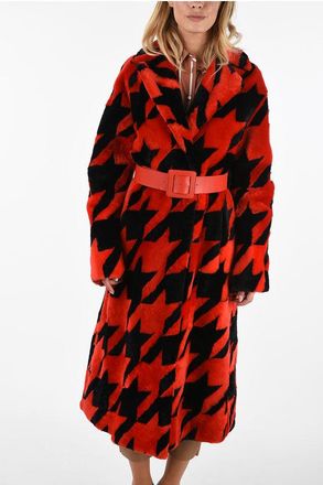 Drome Cappotto Shearling con Cintura taglia Xs