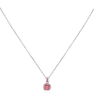 Swarovski Birthstone Pendant Oct Pendant Rhodium Shiny Rose