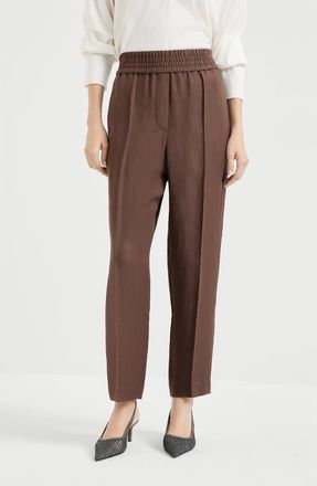 Brunello Cucinelli Baggy trousers in Cocoa at Nordstrom, Size 38 It
