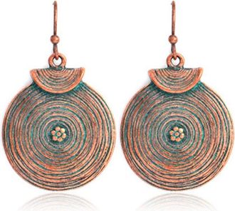 Generic Womens Bohemian Style Earrings Pair Practical Multicoloured