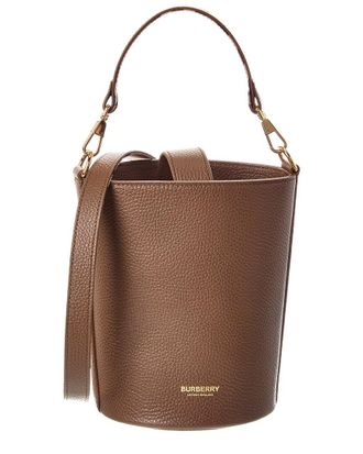 Burberry Small Leather Bucket Bag