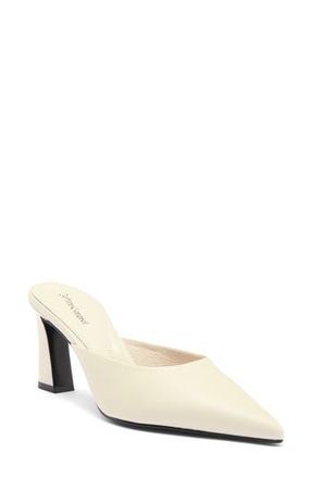 Jeffrey Campbell Unamused Pointed Toe Mule in Ivory at Nordstrom Rack, Size 10